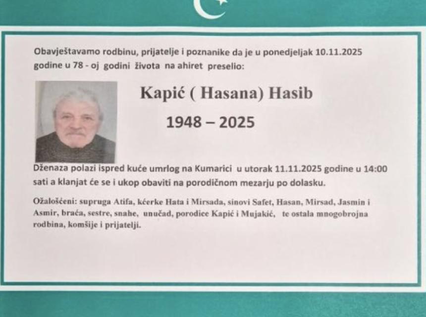 Kapić (Hasana) Hasib