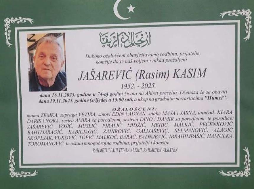 Jašarević (Rasim) Kasim