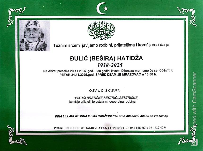 Đulić (Bešira) Hatidža