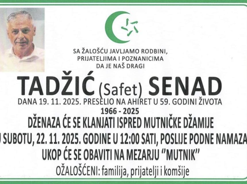Tadžić (Safet) Senad