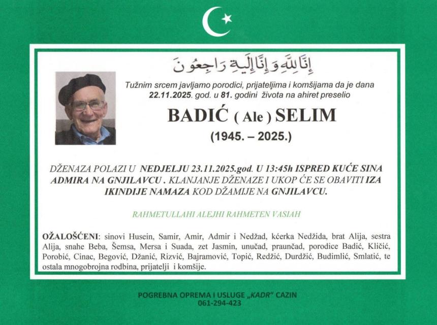 Badić (Ale) Selim