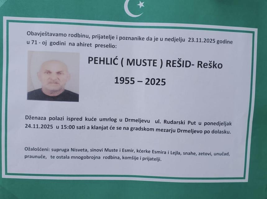 Pehlić (Muste) Rešid – Reško