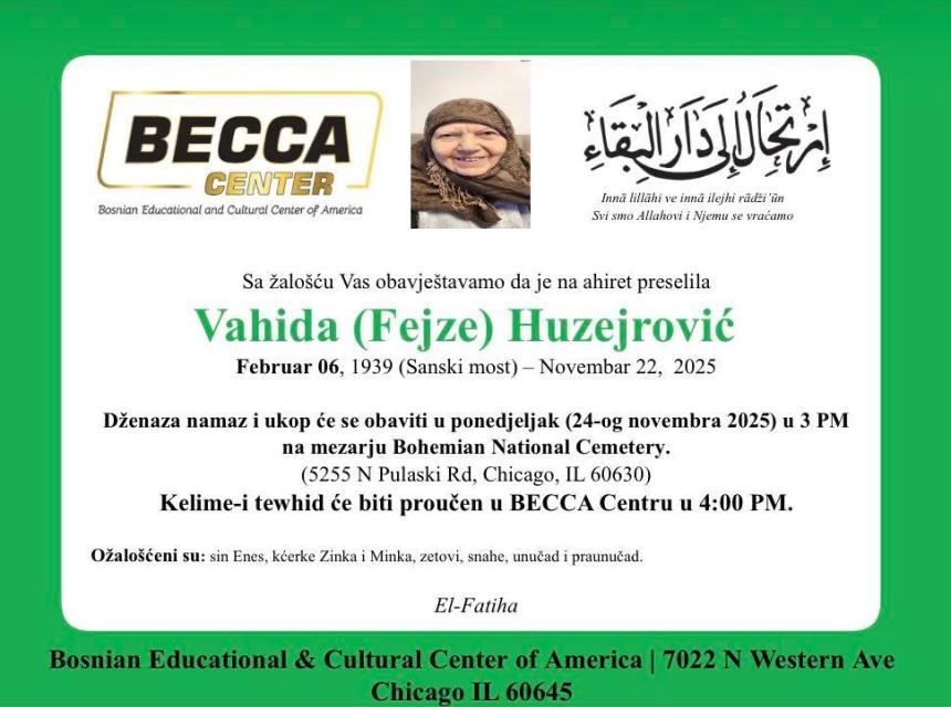 Vahida (Fejze) Huzejrović