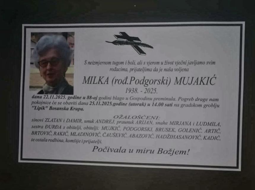 Milka (rođ. Podgorski) Mujakić