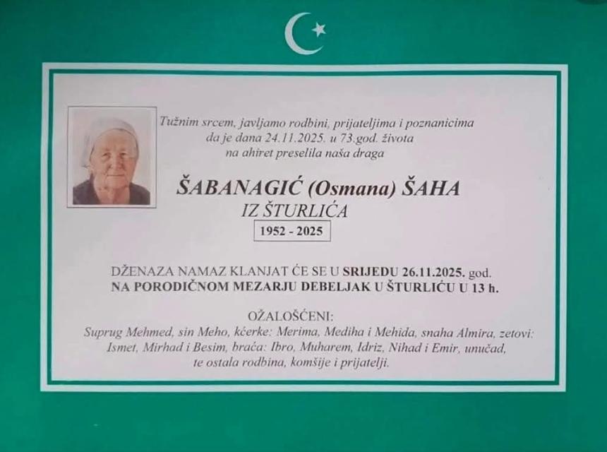 Šabanagić (Osmana) Šaha