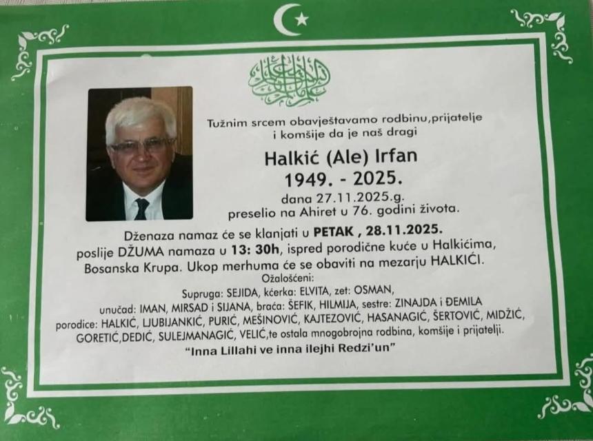 Halkić (Ale) Irfan