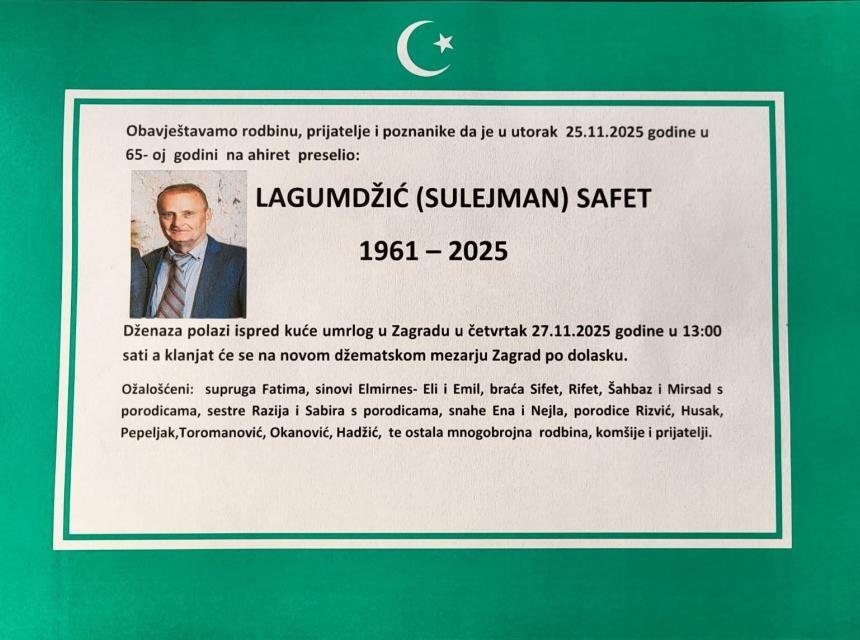Lagumdžić (Sulejman) Safet