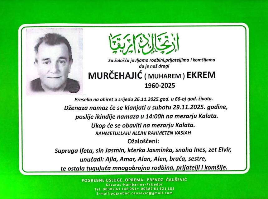 Murčehajić (Muharem) Ekrem