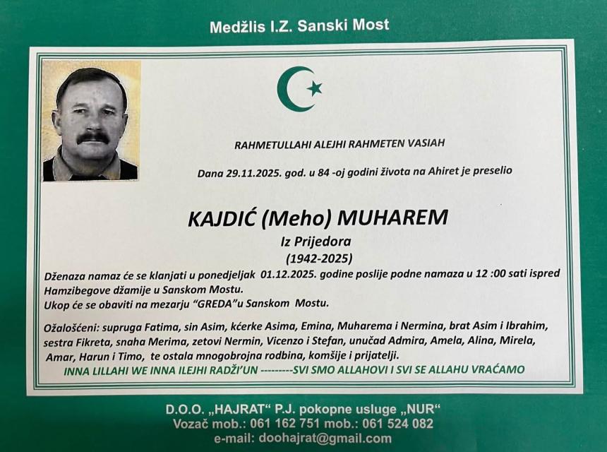 Kajdić (Meho) Muharem