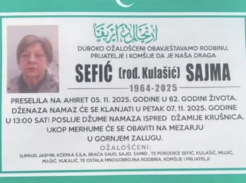 Sefić (rođ. Kulašić) Sajma