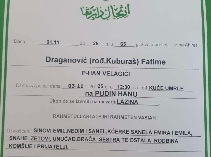 Draganović (rođ. Kuburaš) Fatime