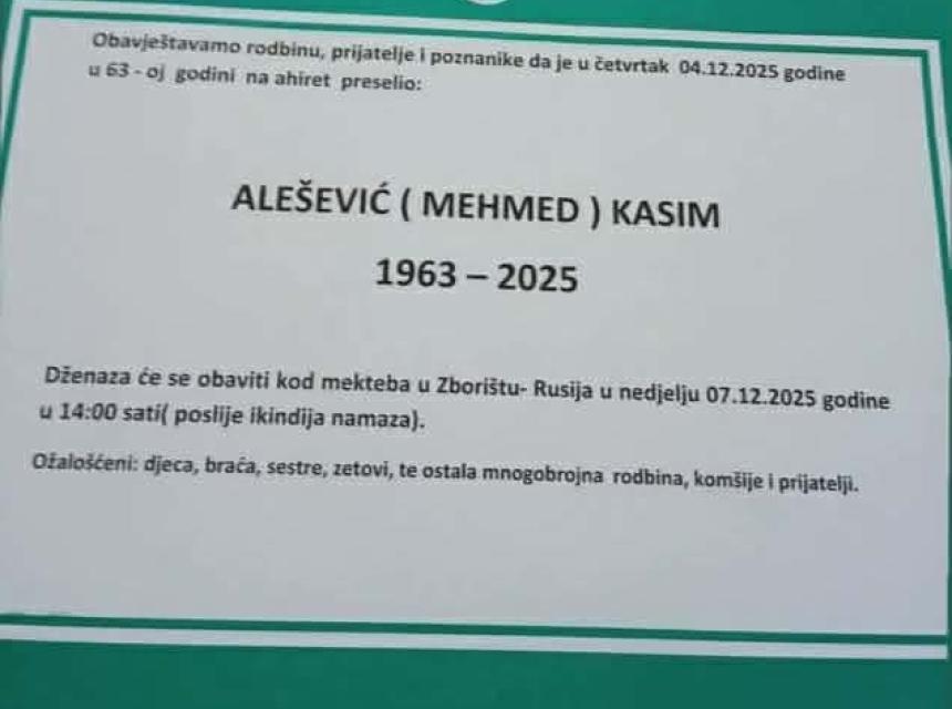 Alešević (Mehmed) Kasim
