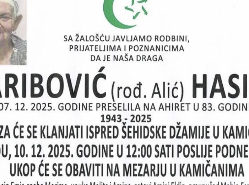 Garibović (rođ. Alić) Hasiba