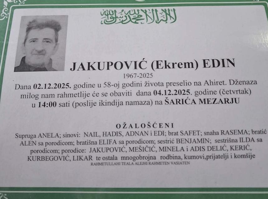 Jakupović (Ekrem) Edin