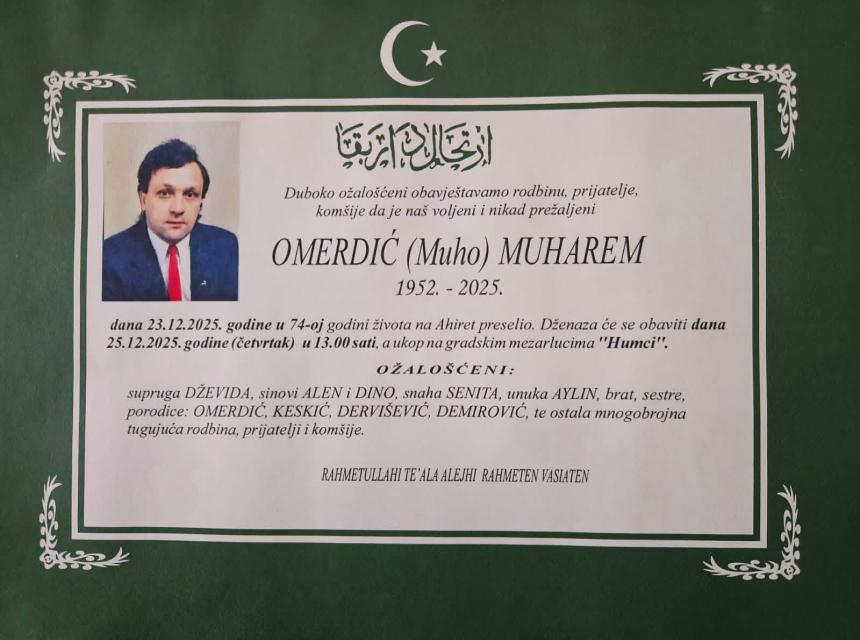 Omerdić (Muho) Muharem
