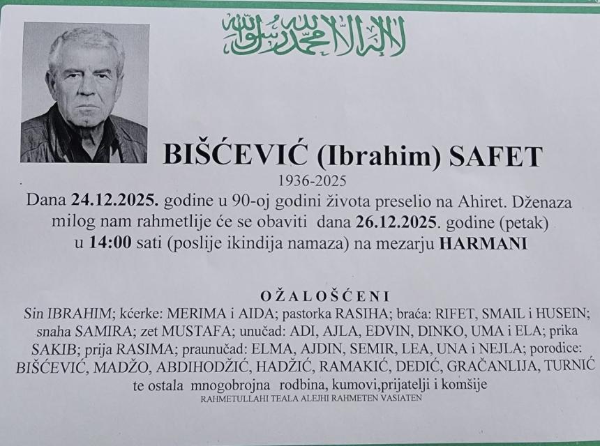 Bi&scaron;čević (Ibrahim) Safet