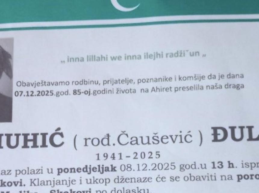 MUHIĆ (rođ. Čaušević) DULSE