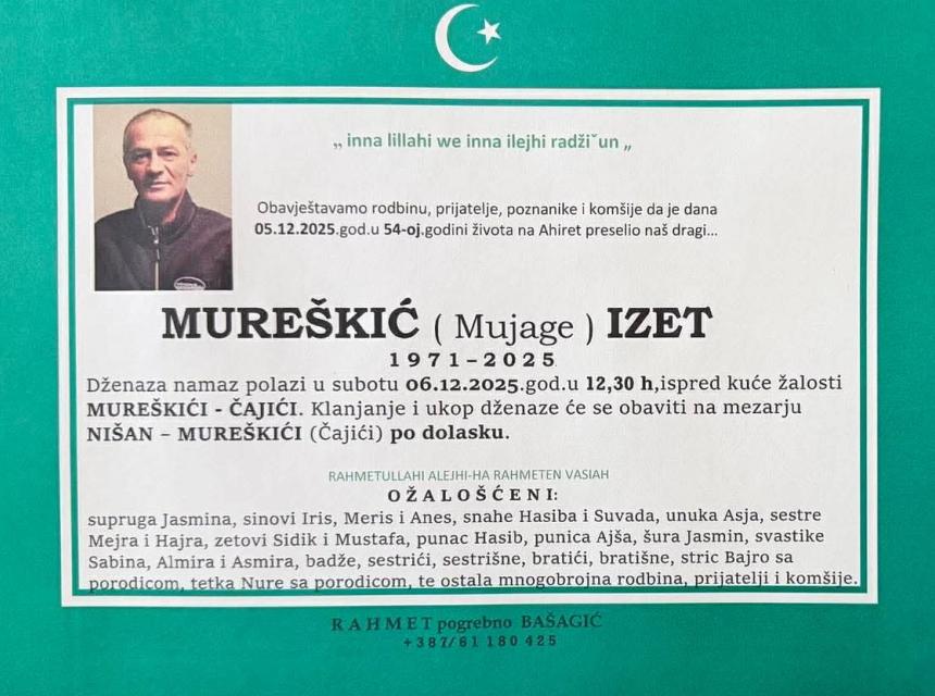 Mureškić (Mujage) Izet