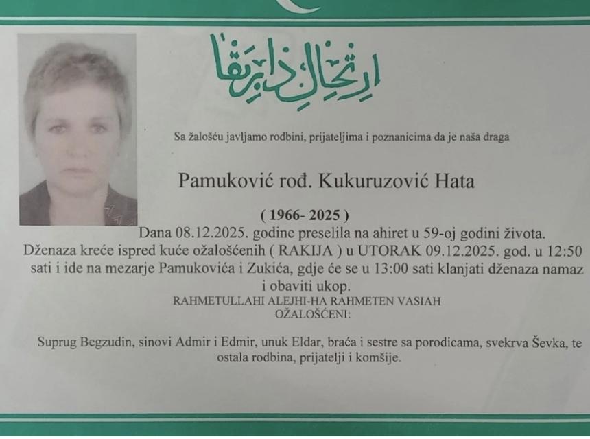 Pamuković rođ. Kukuruzović Hata