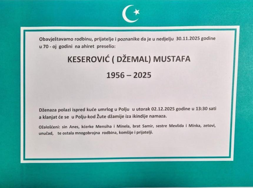Keserović (Džemal) Mustafa