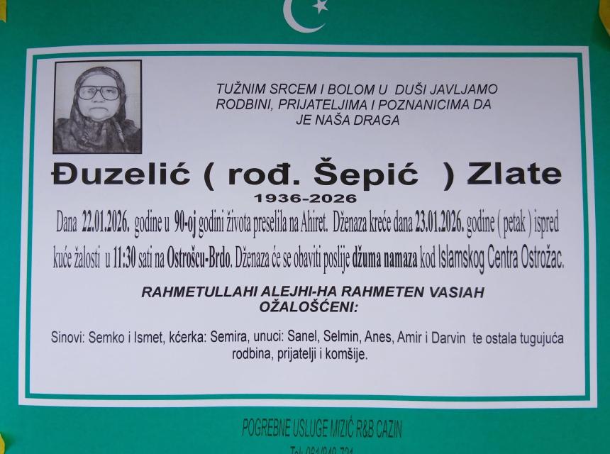 Đuzelić (rođ. &Scaron;epić) Zlate