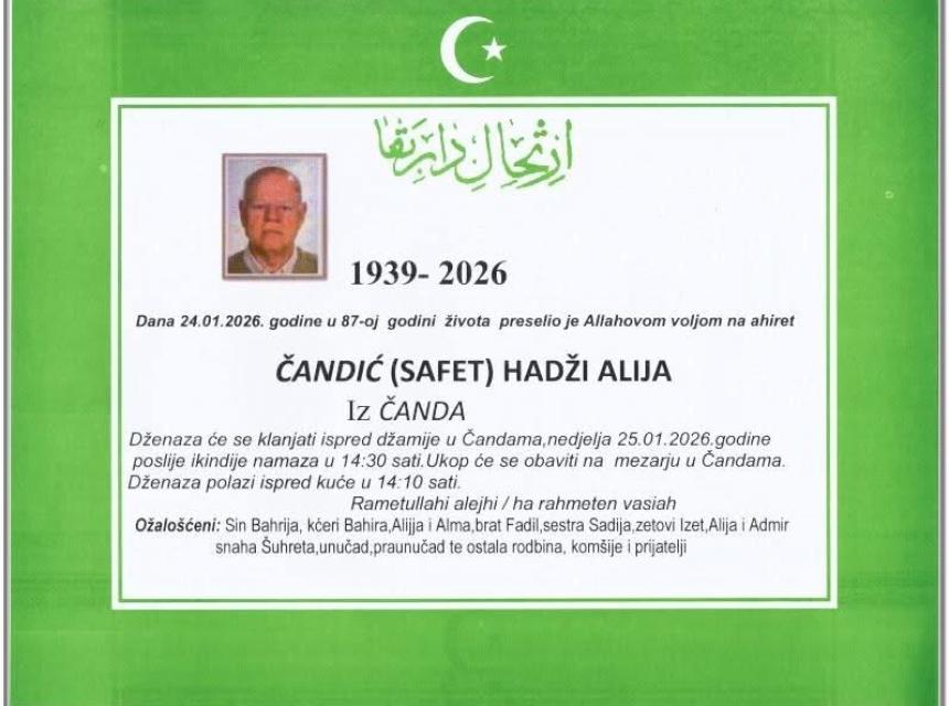 Čandić (Safet) hadži Alija iz Čanda