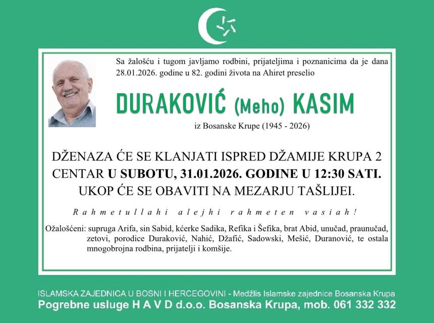 Duraković (Meho) Kasim