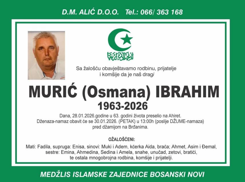 Murić (Osmana) Ibrahim