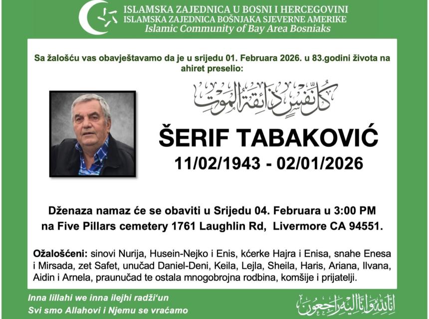 &Scaron;erif Tabaković