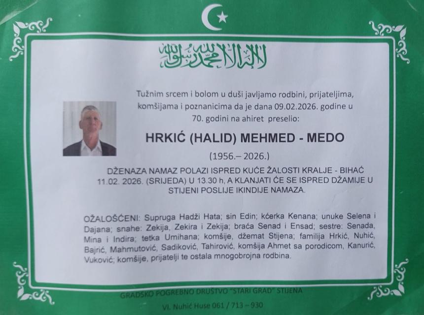 Hrkić (Halid) Mehmed &ndash; Medo
