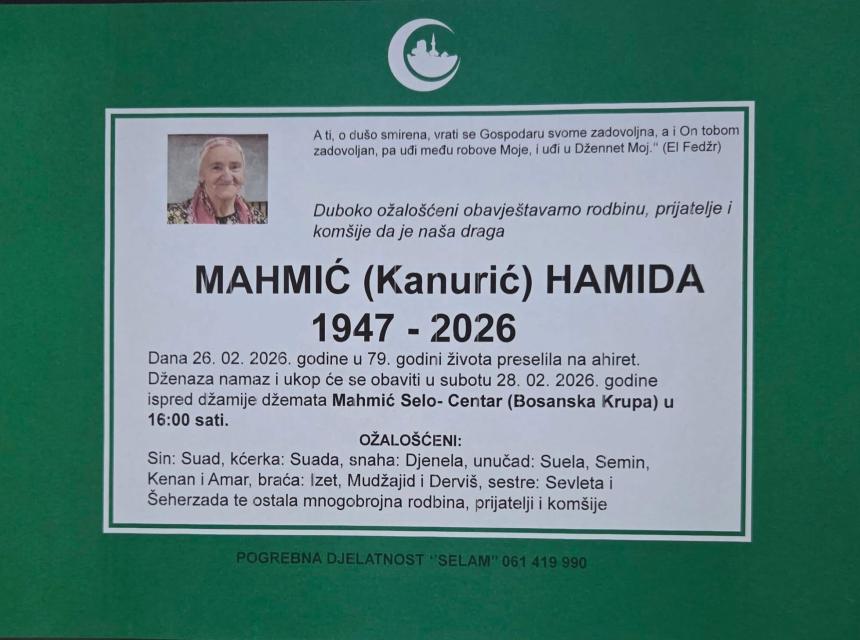 Mahmić (Kanurić) Hamida