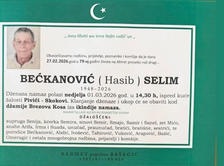 Bećkanović (Hasib) Selim