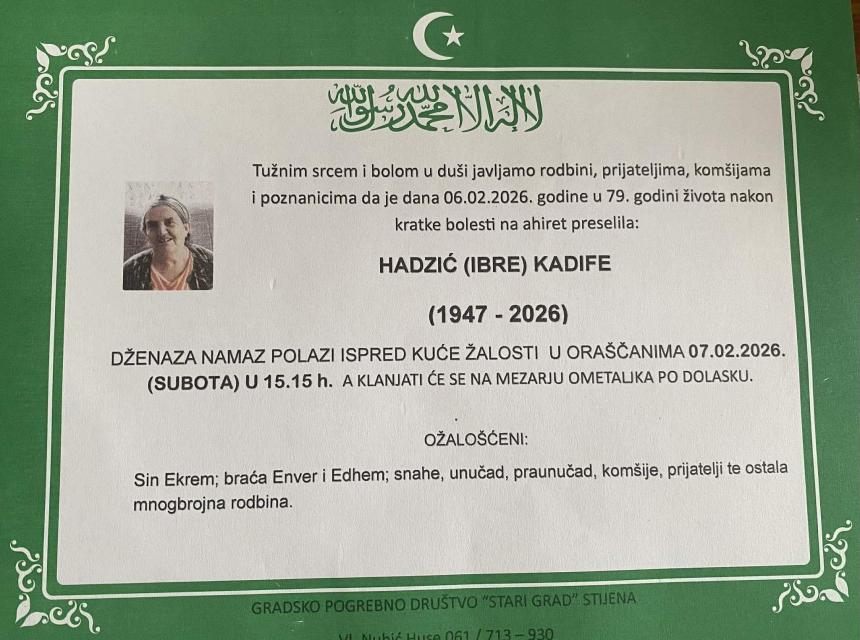 Hadžić (Ibre) Kadife