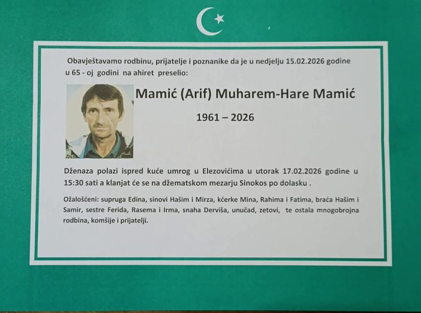 Mamić (Arif) Muharem-Hare Mamić