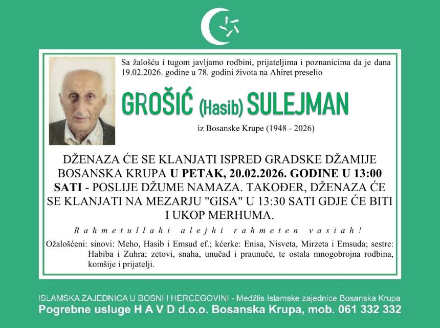Gro&scaron;ić (Hasib) Sulejman