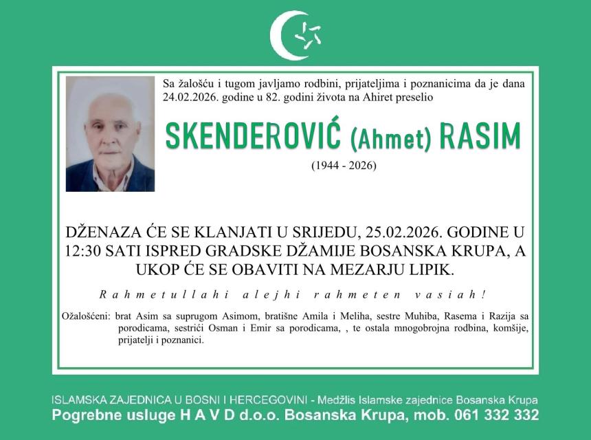 Skenderović (Ahmet) Rasim