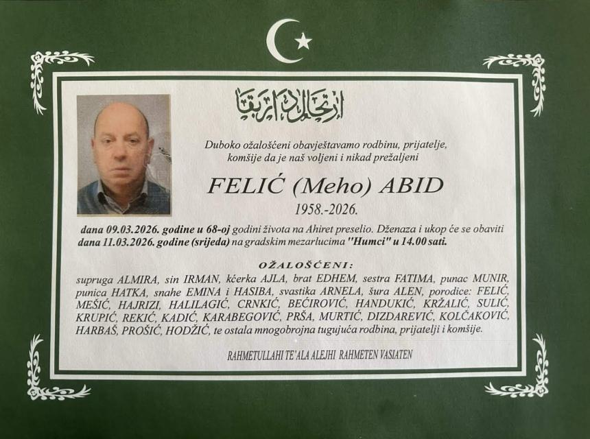 Felić (Meho) Abid