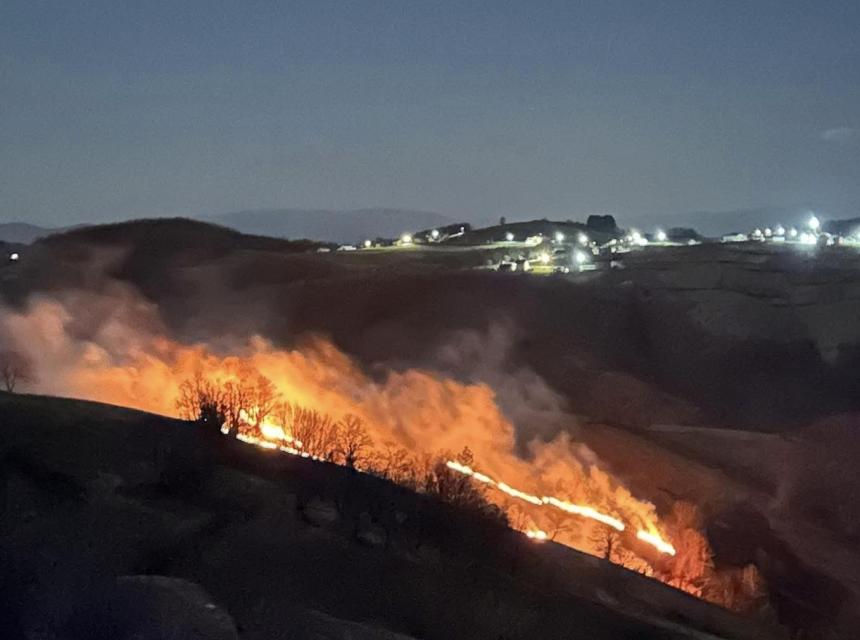 Požar Foto: DVD Jezerski