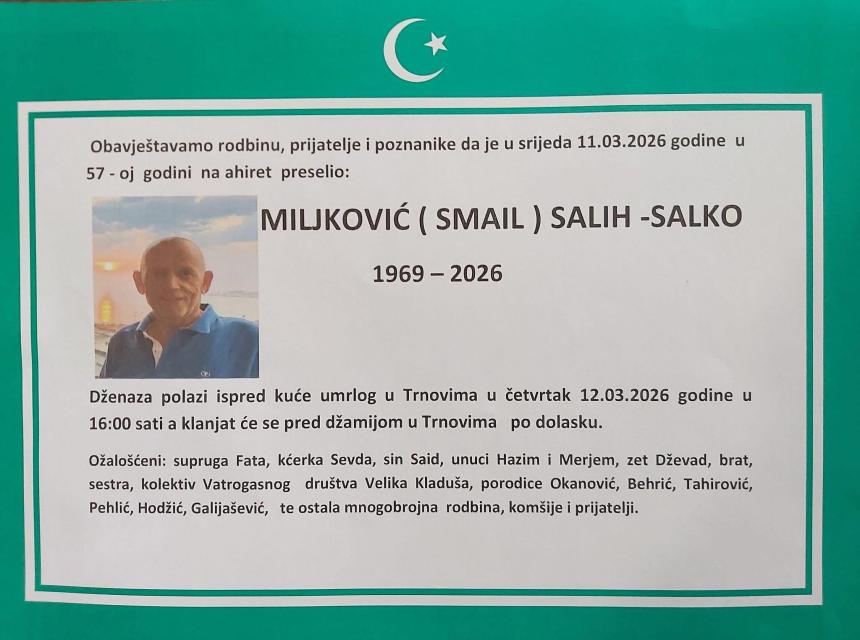 Miljković (Smail) Salih &ndash; Salko