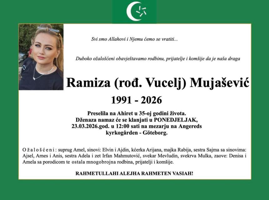 Ramiza (rođ. Vucelj) Muja&scaron;ević