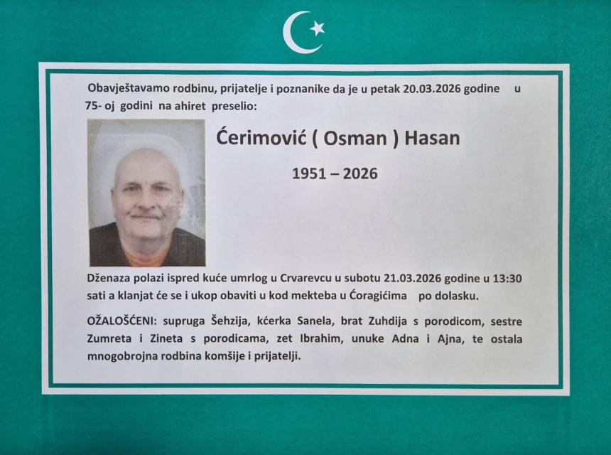 Ćerimović (Osman) Hasan