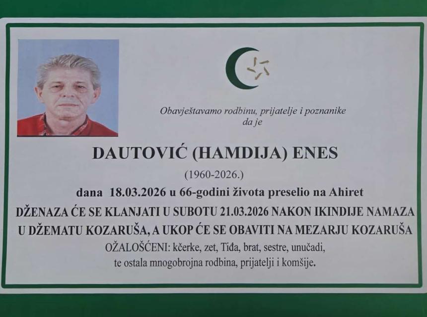 Dautović (Hamdija) Enes