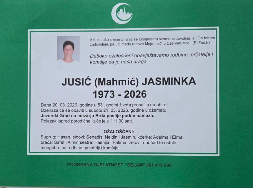 Jusić (Mahmić) Jasminka