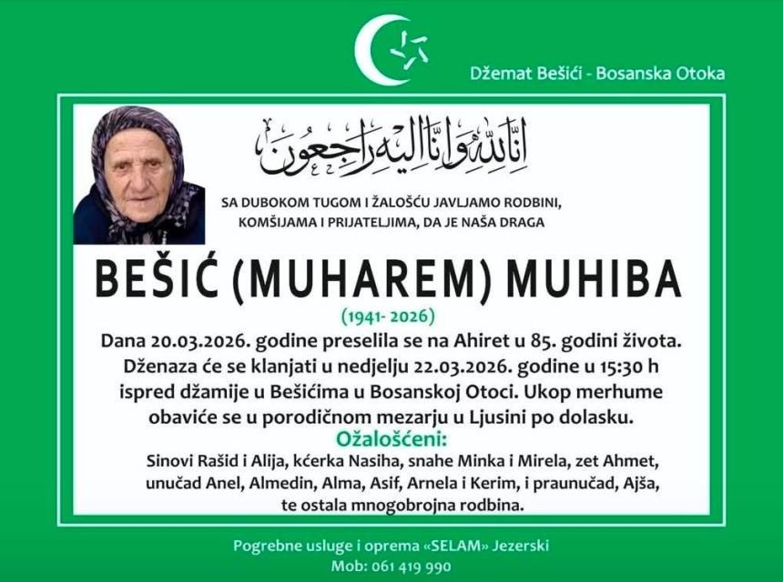 Be&scaron;ić (Muharem) Muhiba