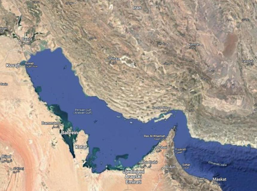 Perzijski zaljev. Screenshot