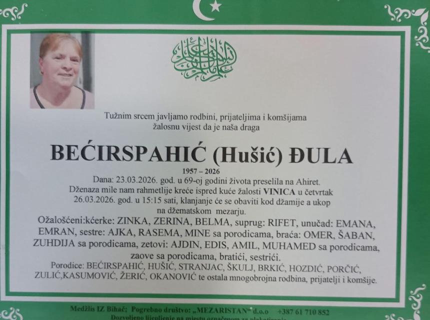 Bećirspahić (Hu&scaron;ić) Đula