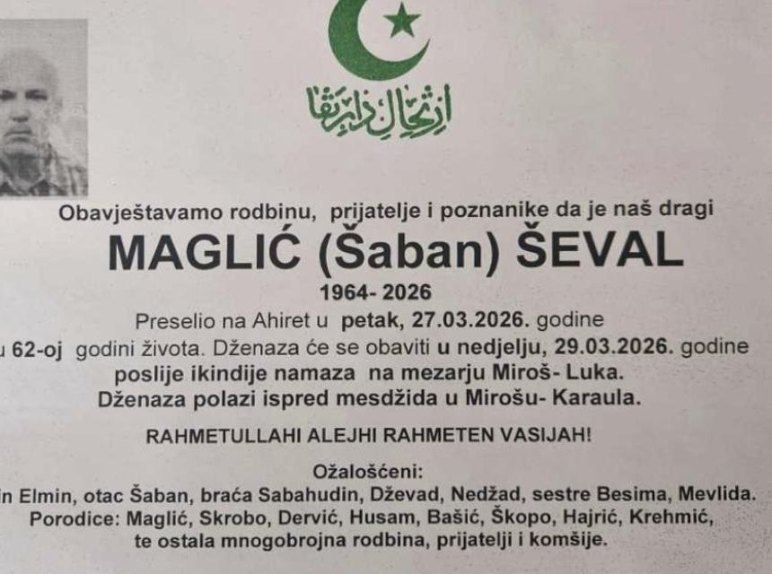 Maglić (&Scaron;aban) &Scaron;eval