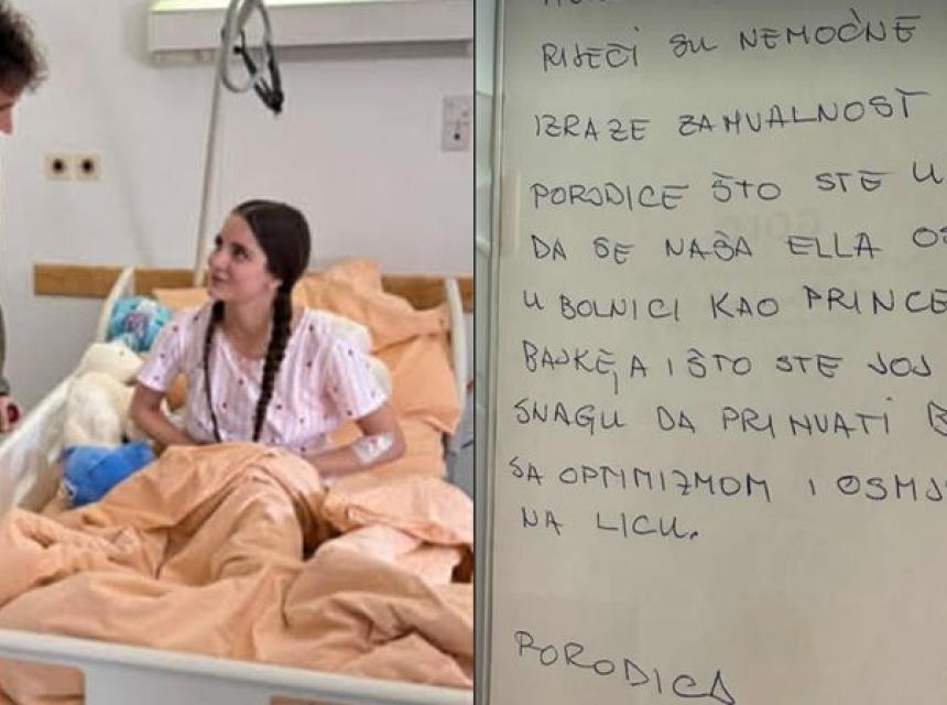 Porodica uputila emotivno pismo. Screenshot