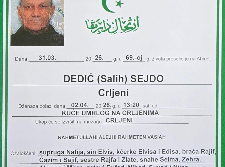 Dedić (Salih) Sejdo
