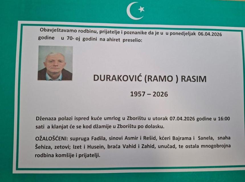 Duraković (Ramo) Rasim